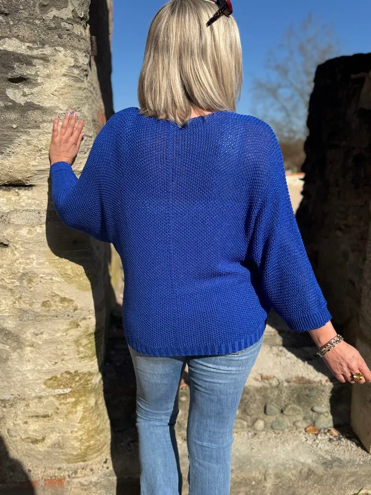 Pull Timéo Etoile bleu roi