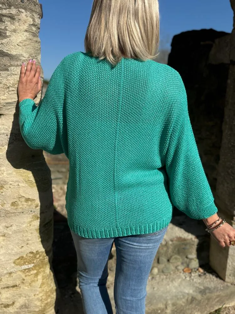 Pull Timéo Etoile bleu lagon