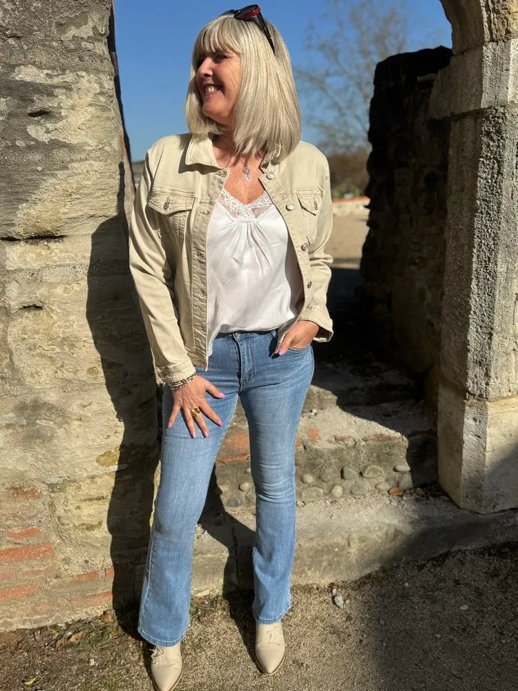 Blouson Raphaël beige