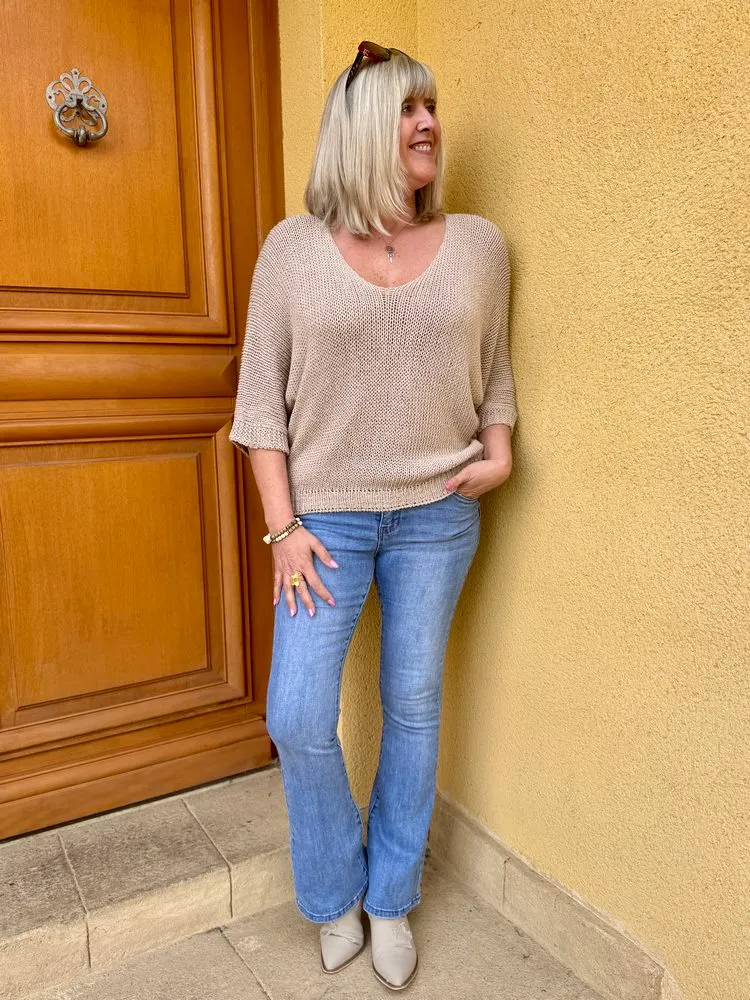 Pull Luca beige