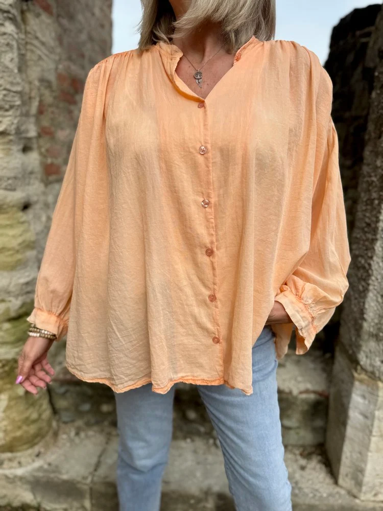 Chemise loose Camilla orange