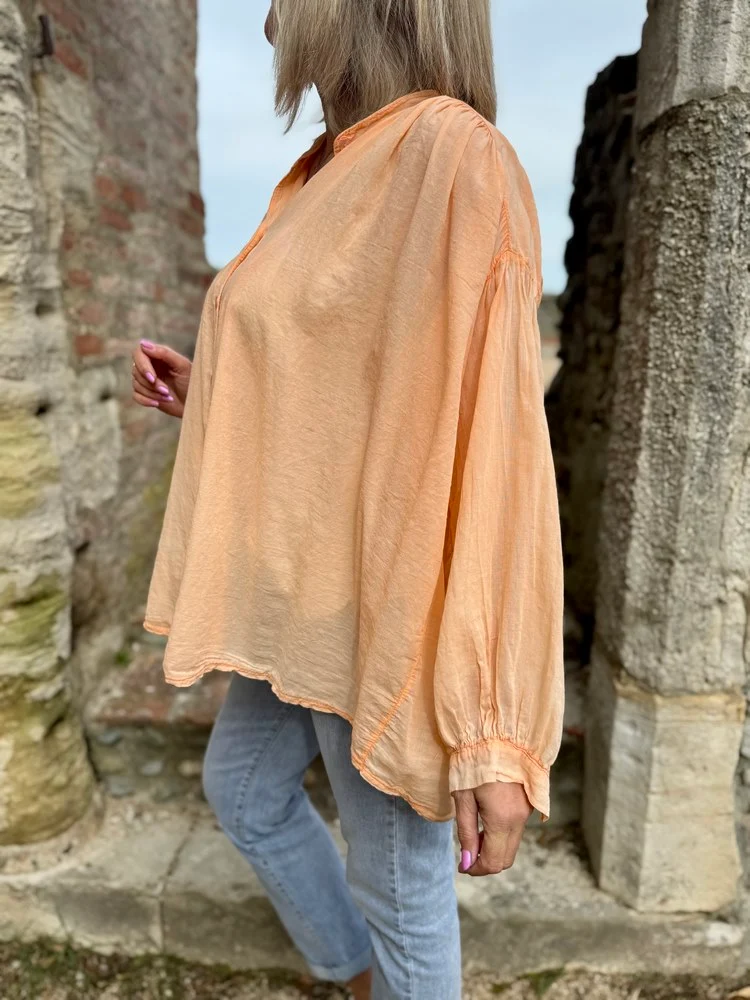 Chemise loose Camilla orange
