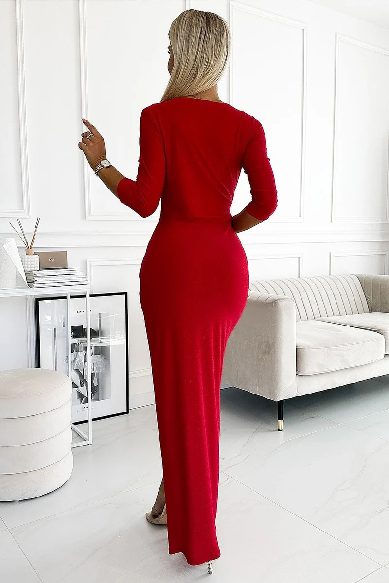Robe de soirée scintillante longue