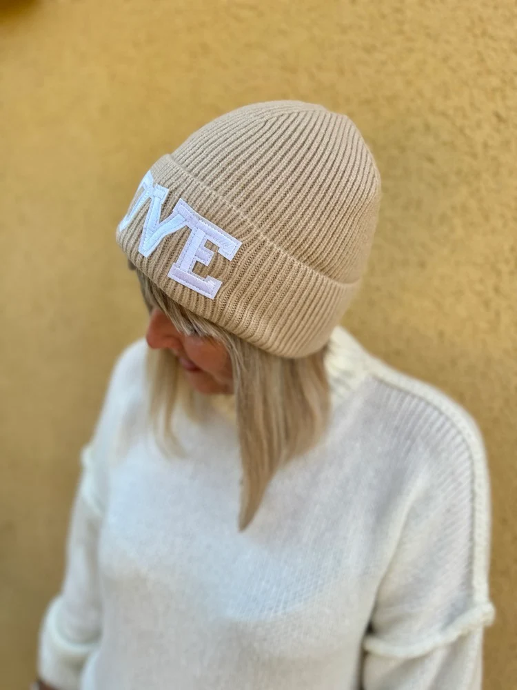Bonnet Love beige