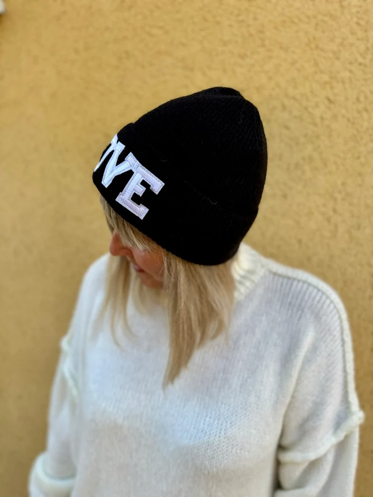Bonnet Love noir