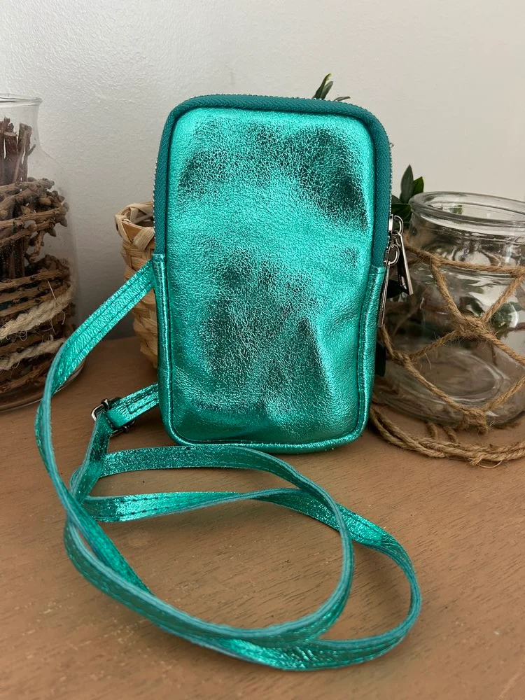 Sacoche Paola turquoise
