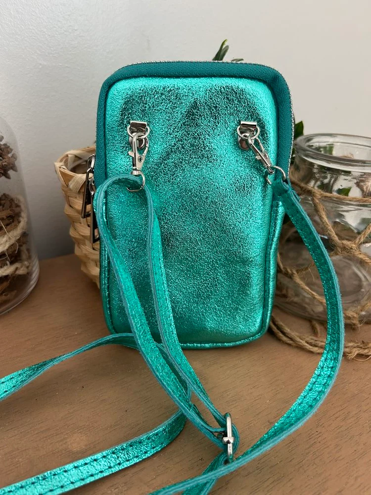 Sacoche Paola turquoise