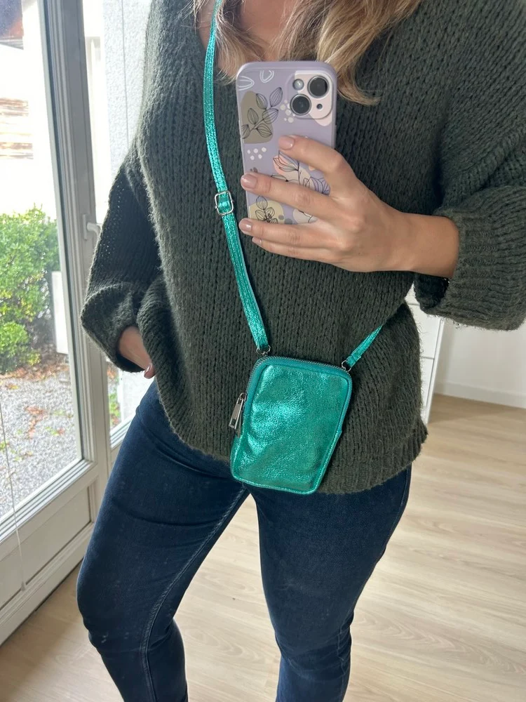 Sacoche Paola turquoise
