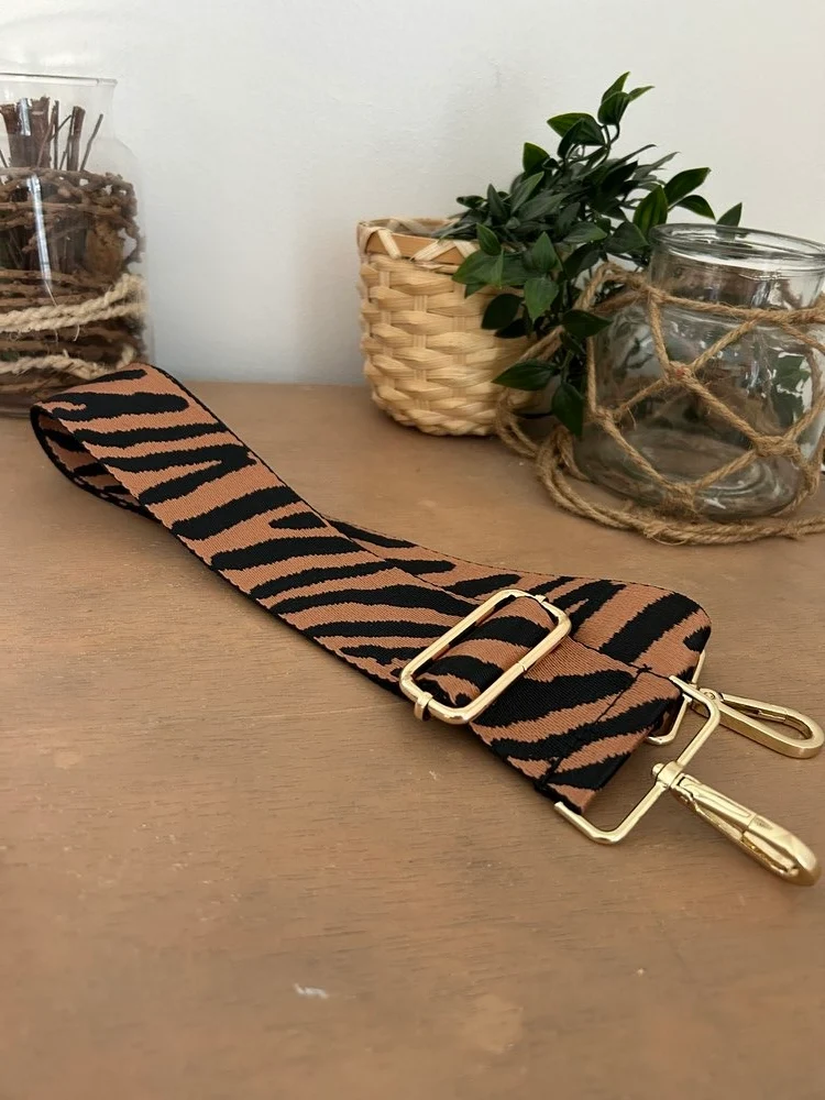 Bandoulière de sac Elisa camel