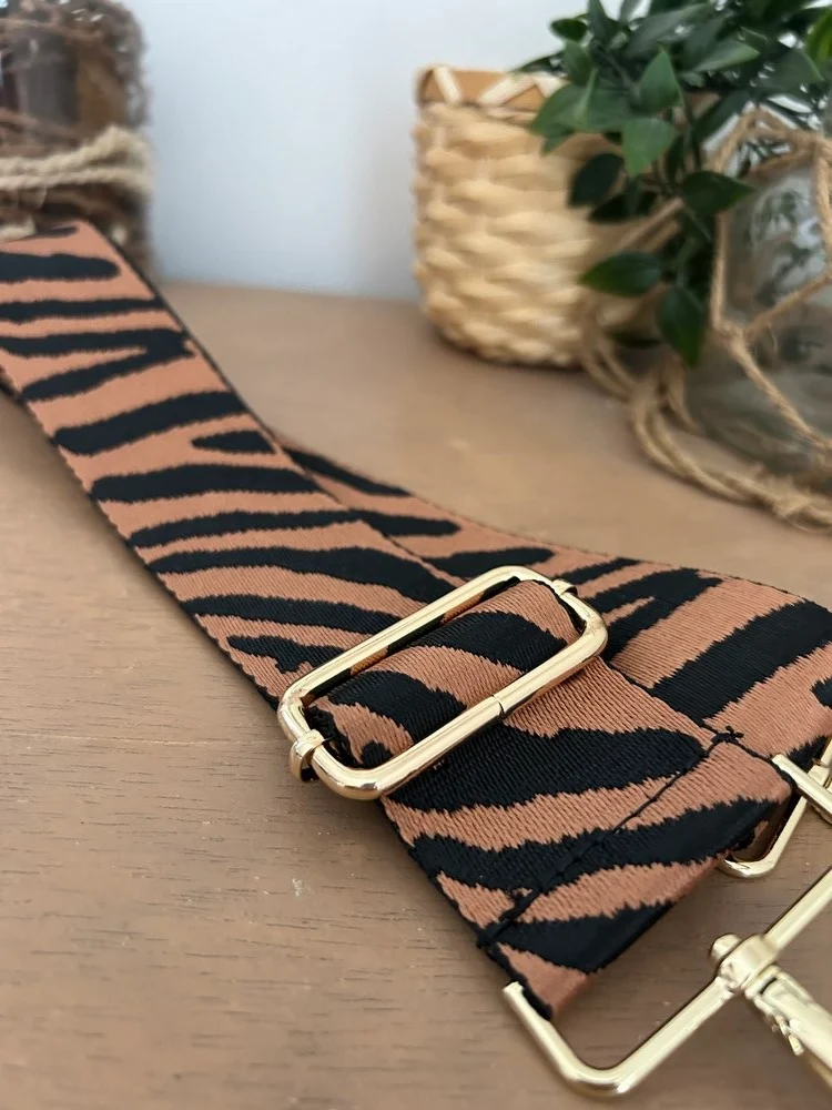 Bandoulière de sac Elisa camel