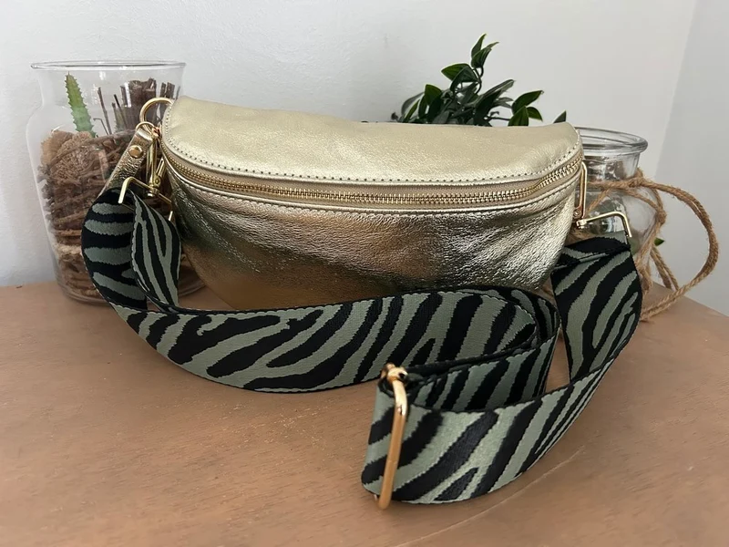 Bandoulière de sac Elisa tilleul