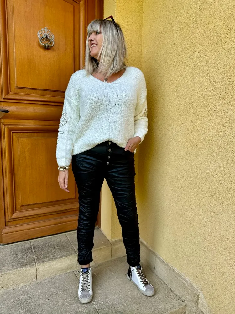Pantalon simili Oxford