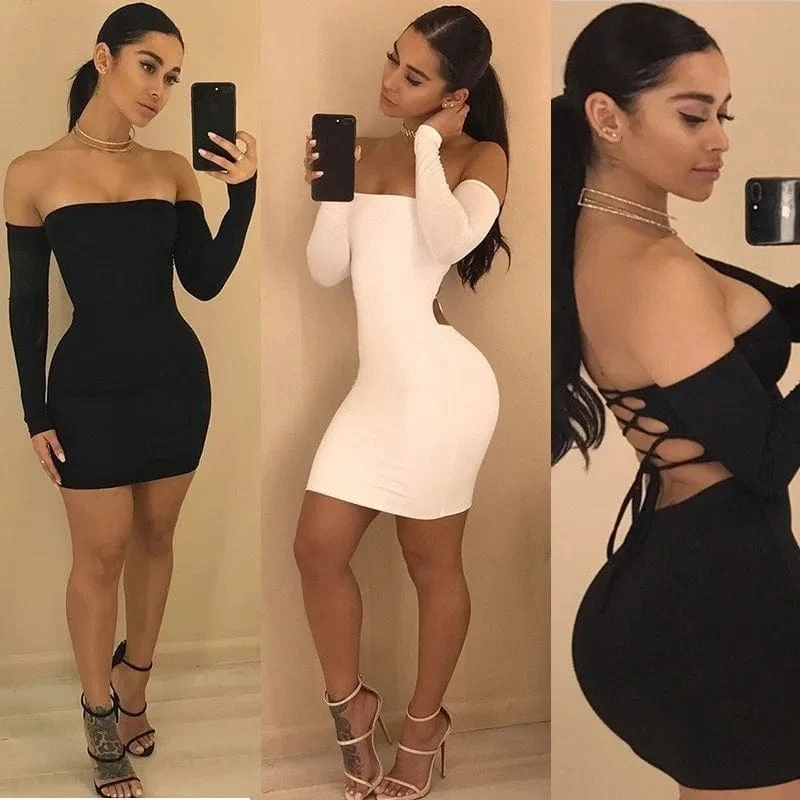 Robe de soirée sexy courte moulante