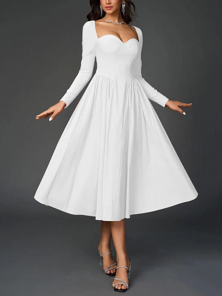 Robe de soirée chic midi princesse