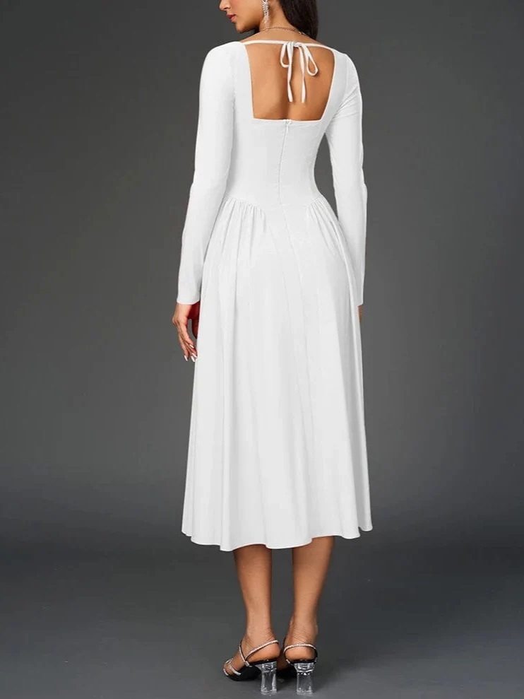 Robe de soirée chic midi princesse