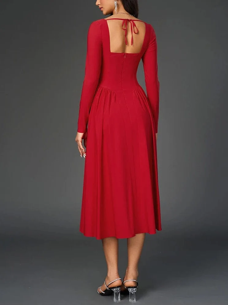 Robe de soirée chic midi princesse
