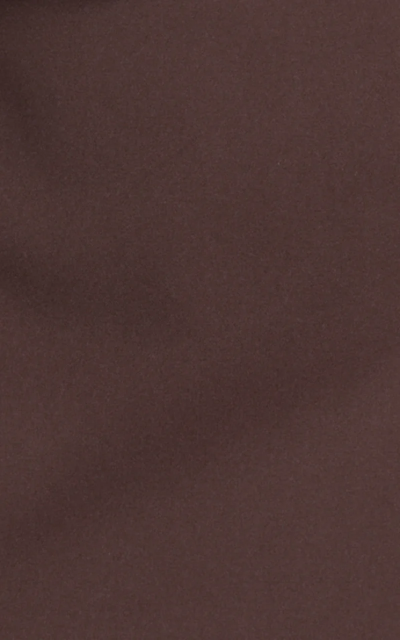 Mikey Mini Skirt - Mid Waisted Tailored A Line Skirt in Chocolate