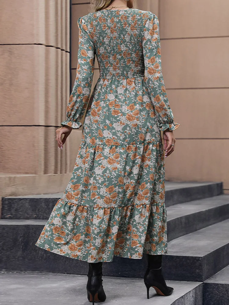 Robe boheme chic femme vintage