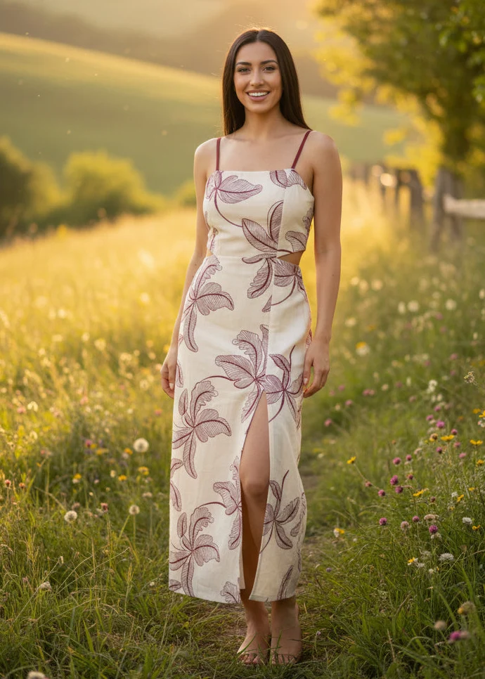 Robe chic mi-longue