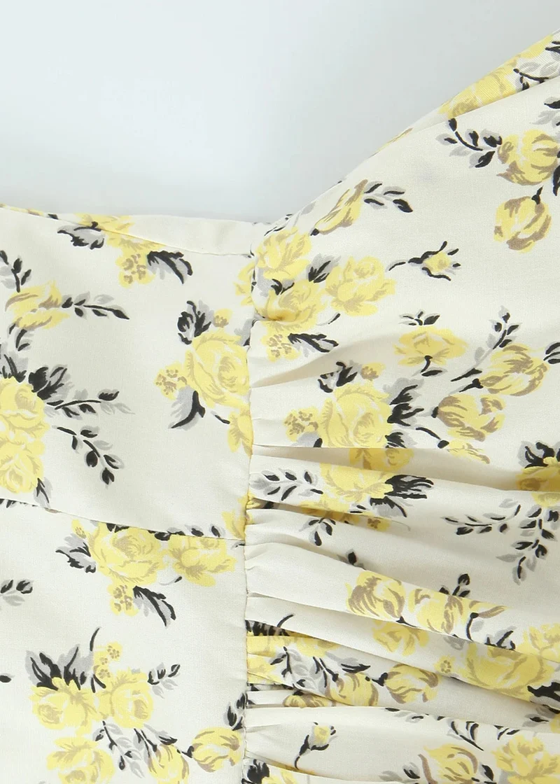 Robe en mousseline chic champetre