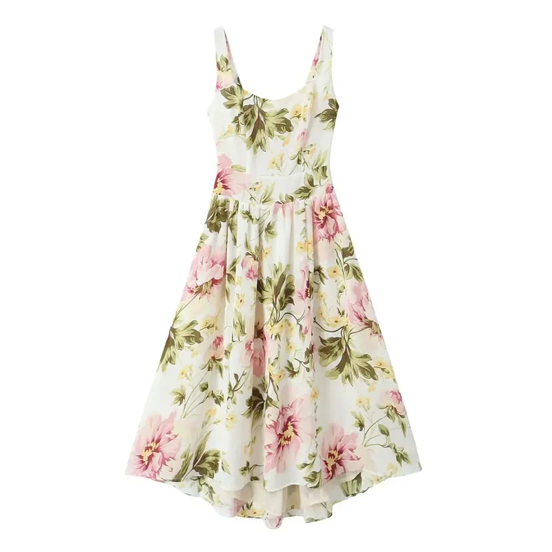 Robe blanche romantique longue