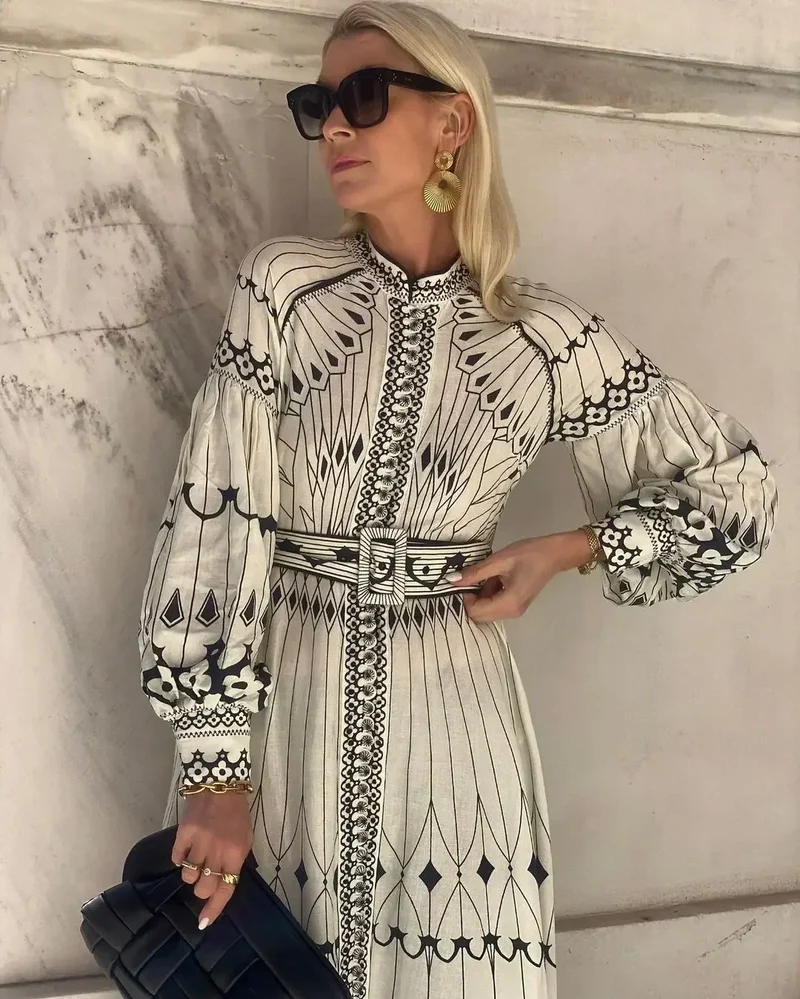 Robe retro pour femme