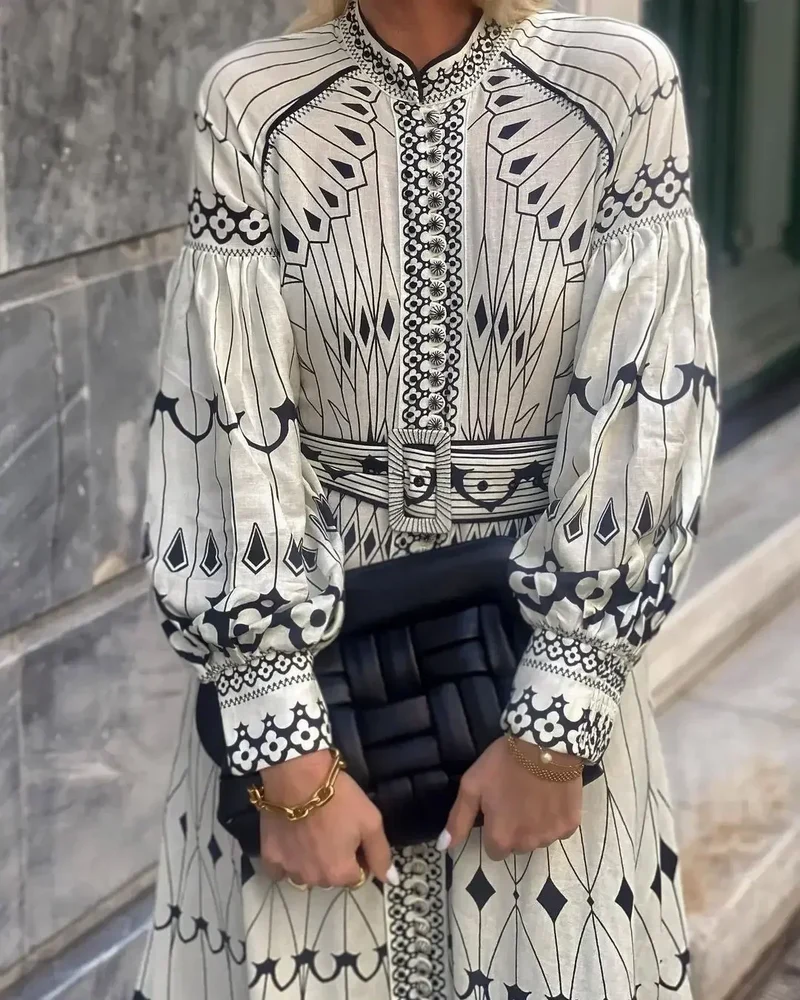 Robe retro pour femme