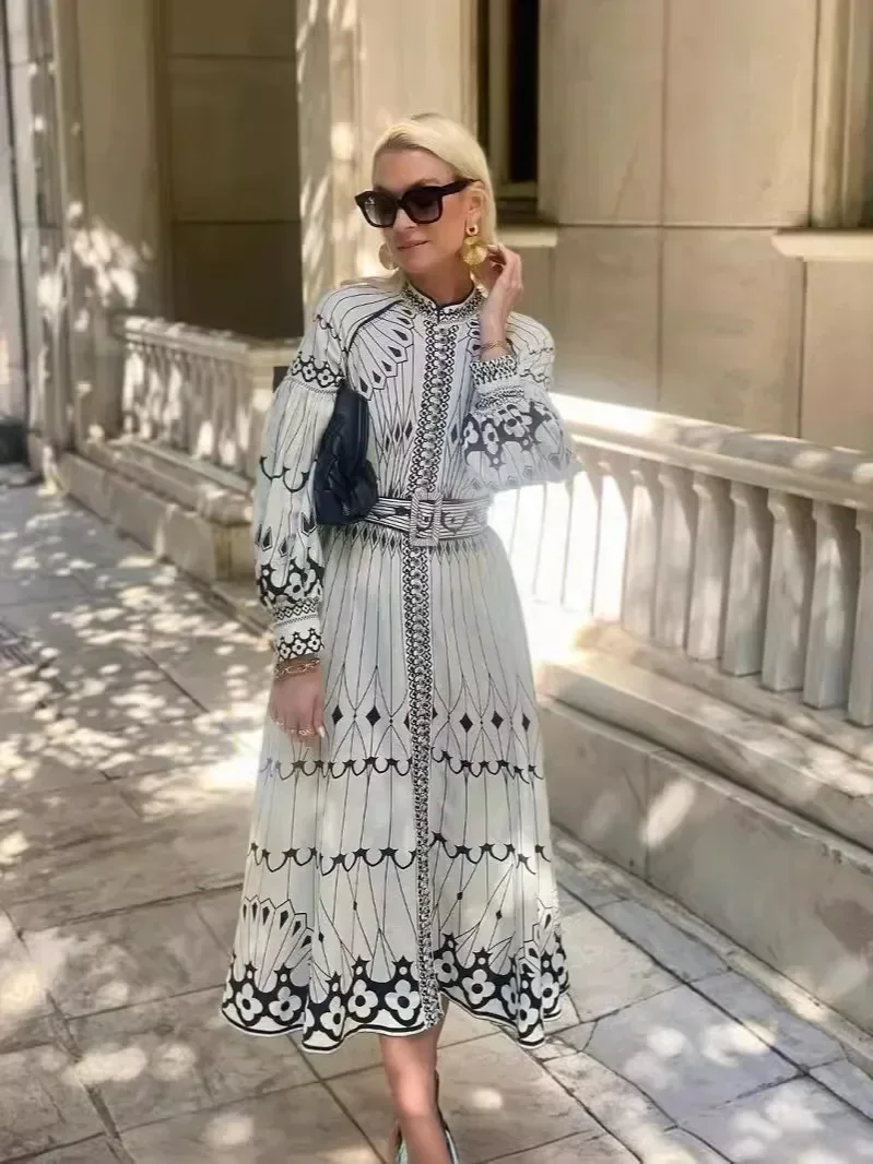 Robe retro pour femme