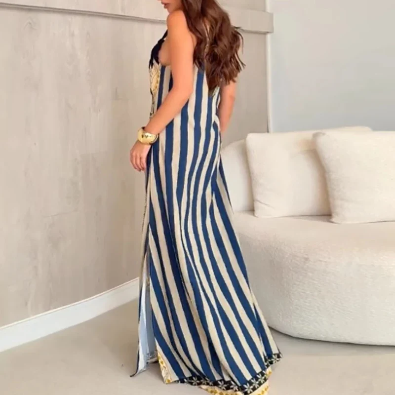 Robe Longue Bohème de Style Vacances Décontracté