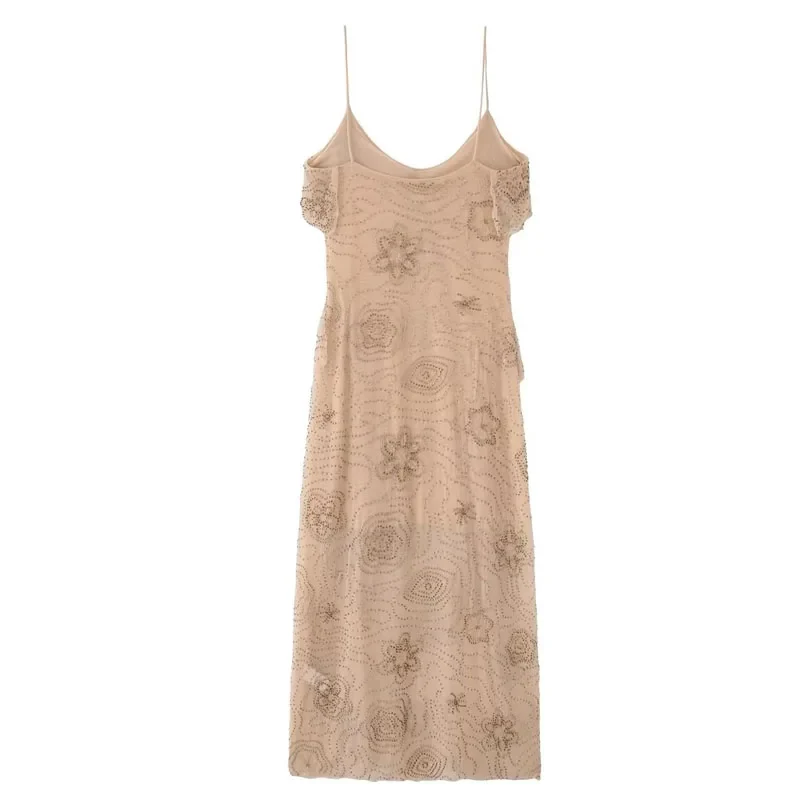 Robe longue en mousseline chic légère