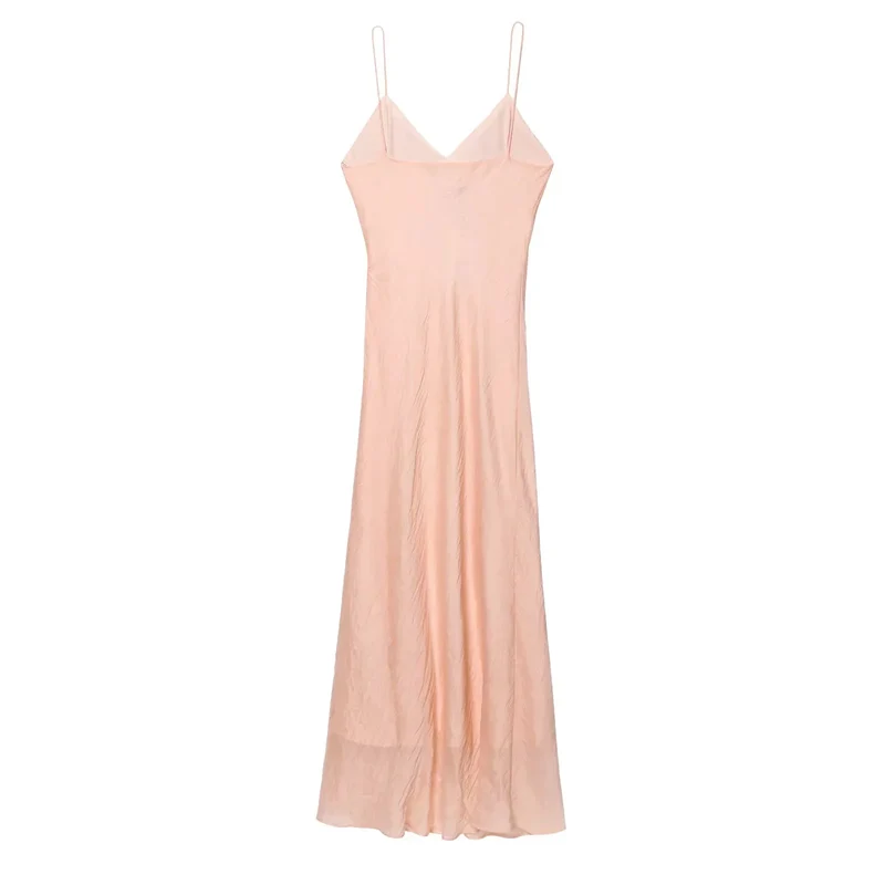 Robe longue nude