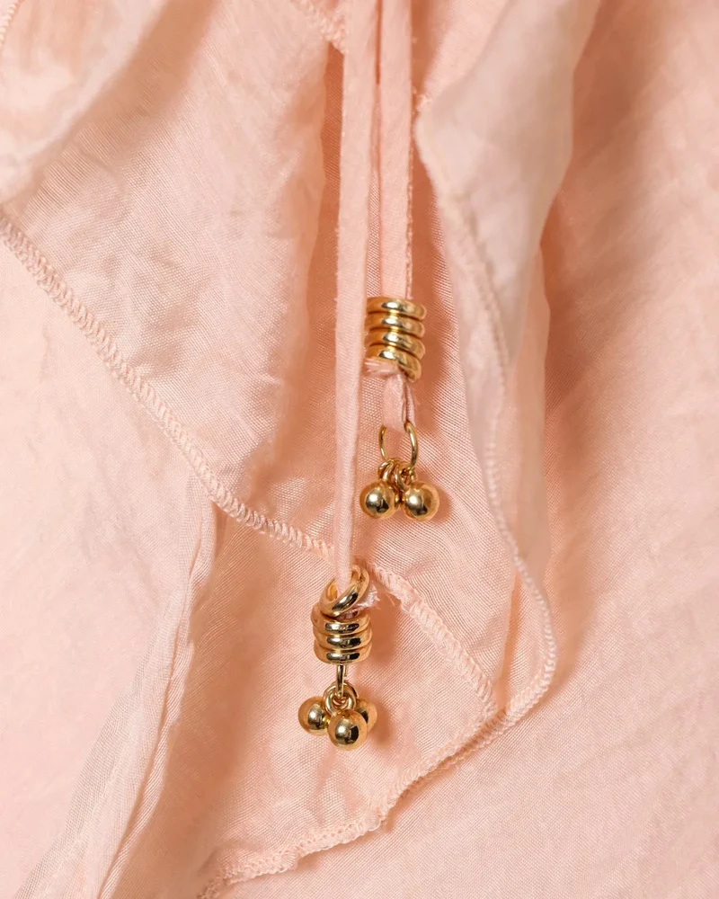 Robe longue nude