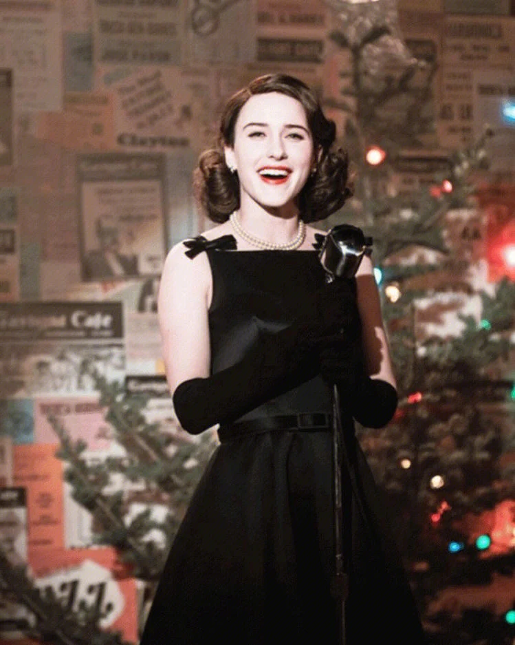 Années 1950 Petite robe noire vintage Mme Maisel