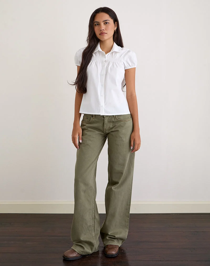 Ulsan - Chemise cintrée, blanche