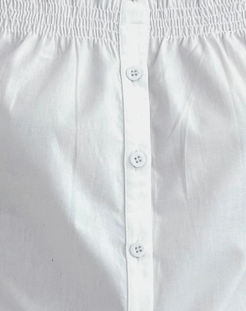 Ulsan - Chemise cintrée, blanche