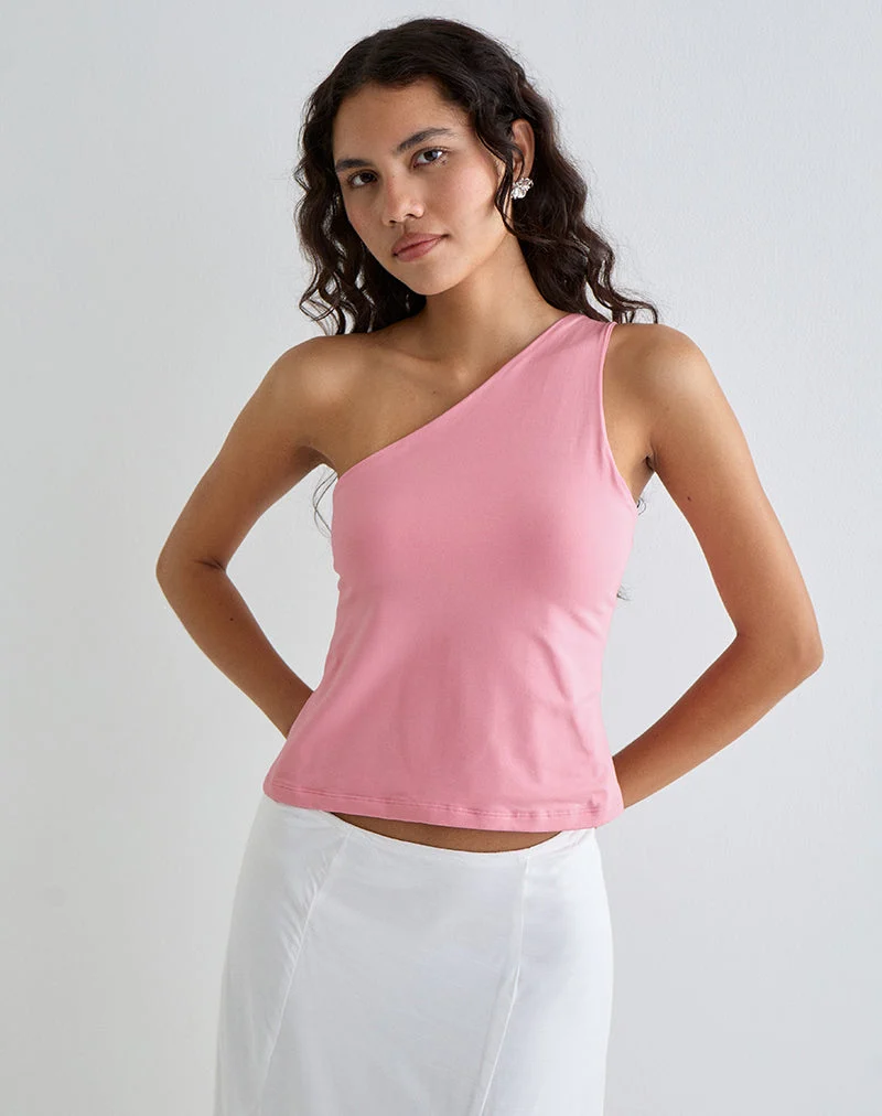 Klazari Top in Rayon Jersey Ballet Pink