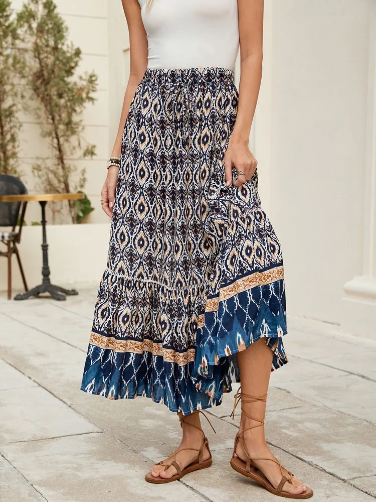 Jupe longue retro pour femmes
