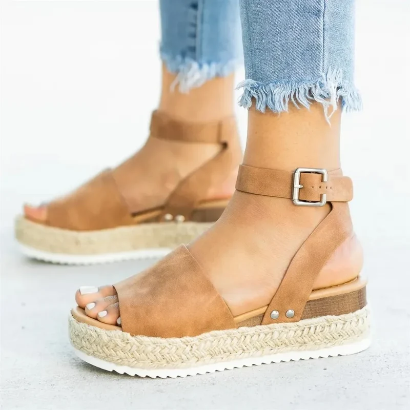Sandanles Boheme Marron Daim