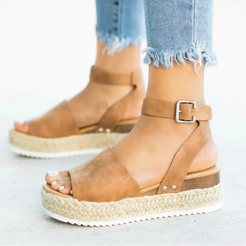 Sandanles Boheme Marron Daim