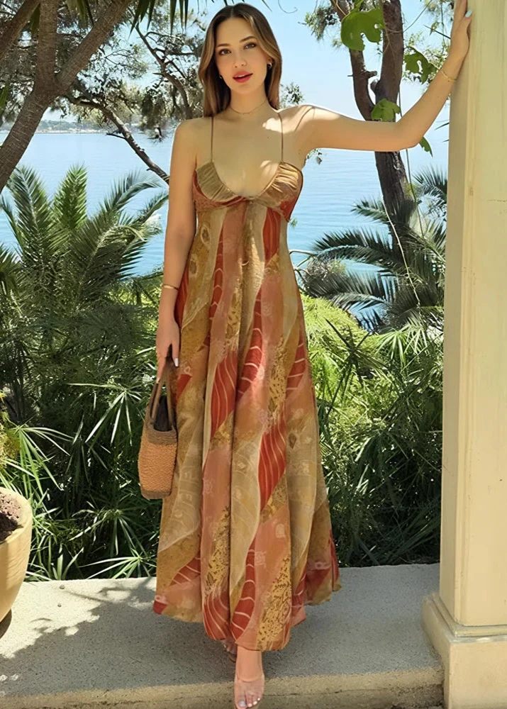 Robe Longue Chic au Style Boheme