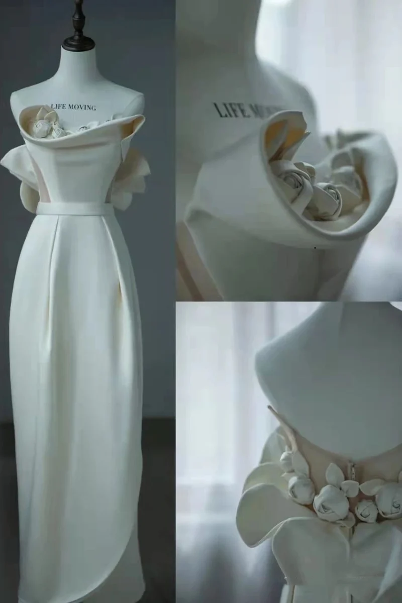 Robe de mariée unique longueur cheville