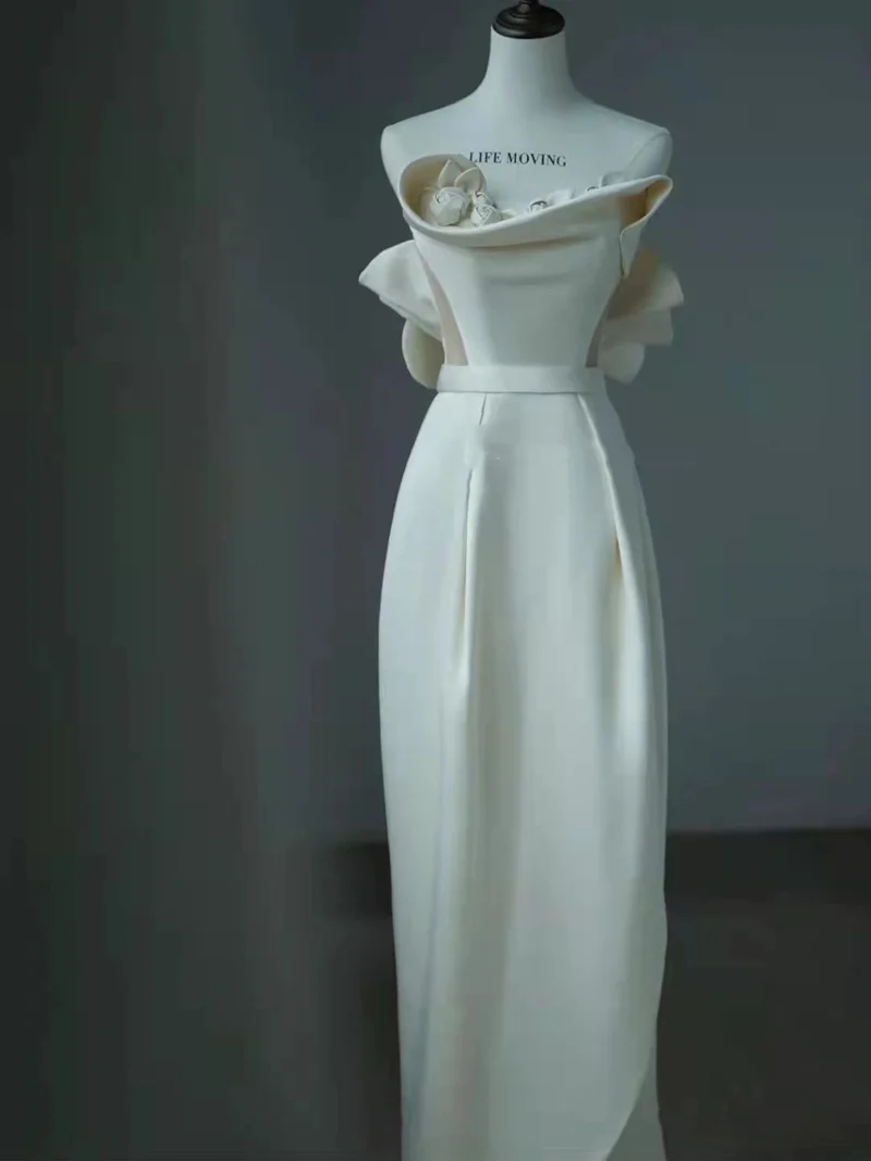 Robe de mariée unique longueur cheville