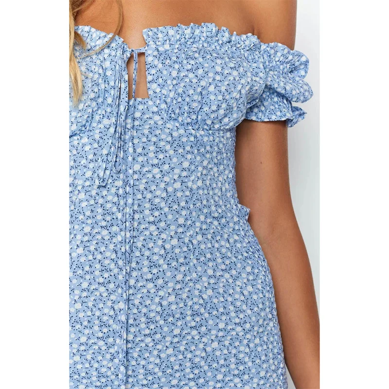 Robe Courte Col Bardot