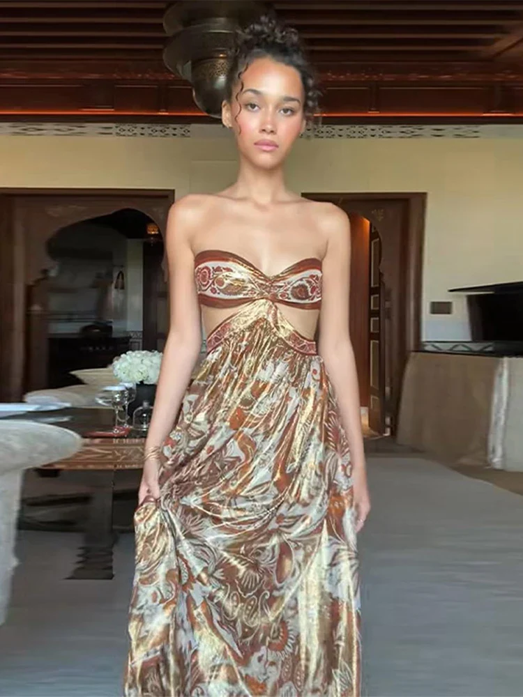 Robe Bandeau Longue Chic