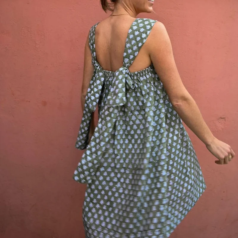 Robe courte tendance estivale