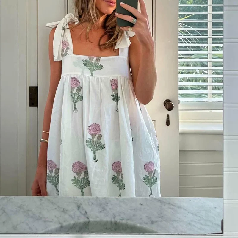 Robe courte tendance estivale