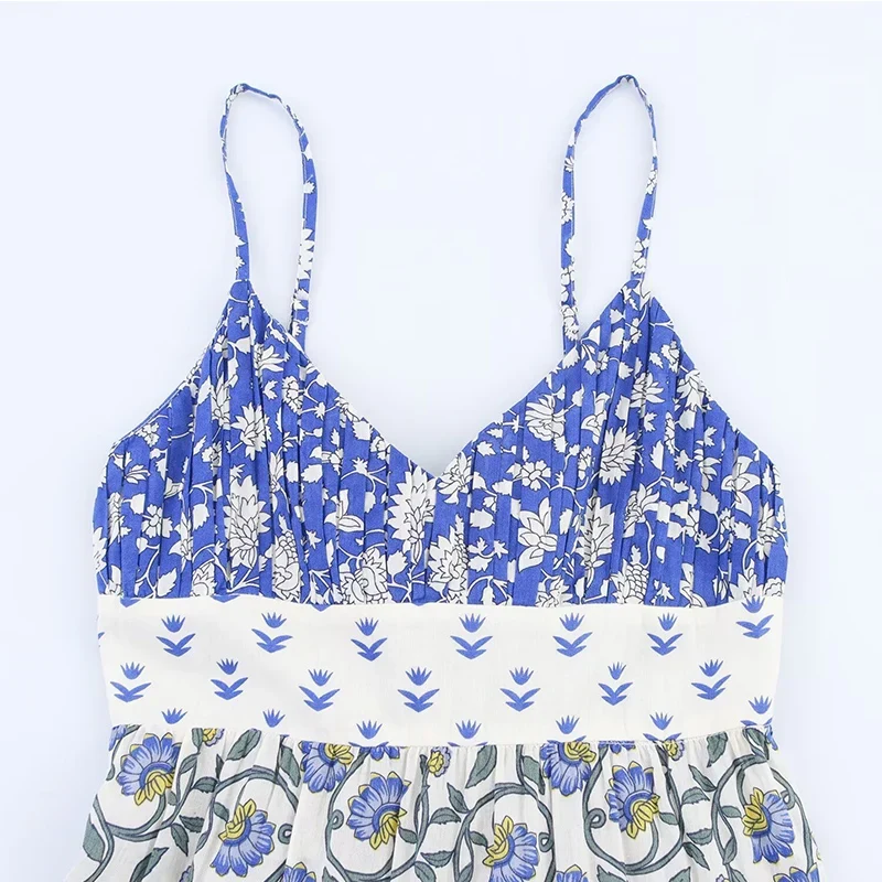 Robe hippie chic a bretelles