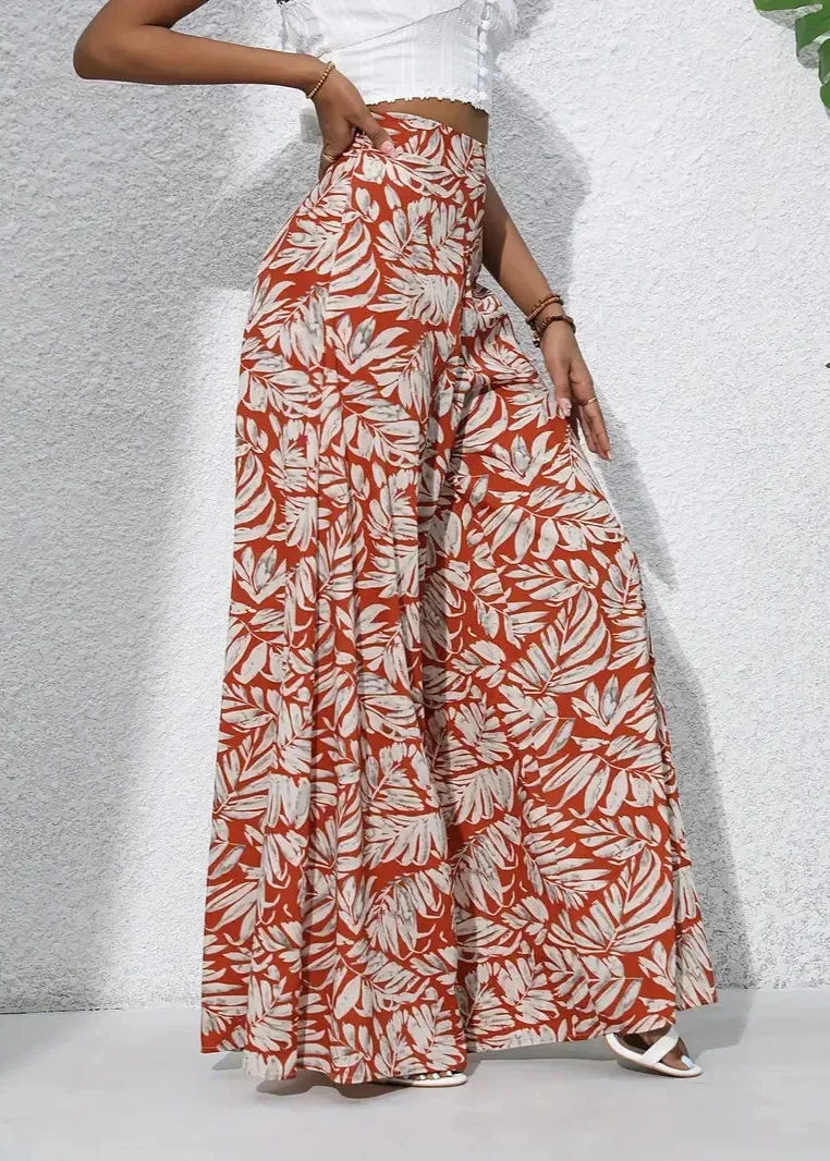 Pantalon Taille Haute Ample