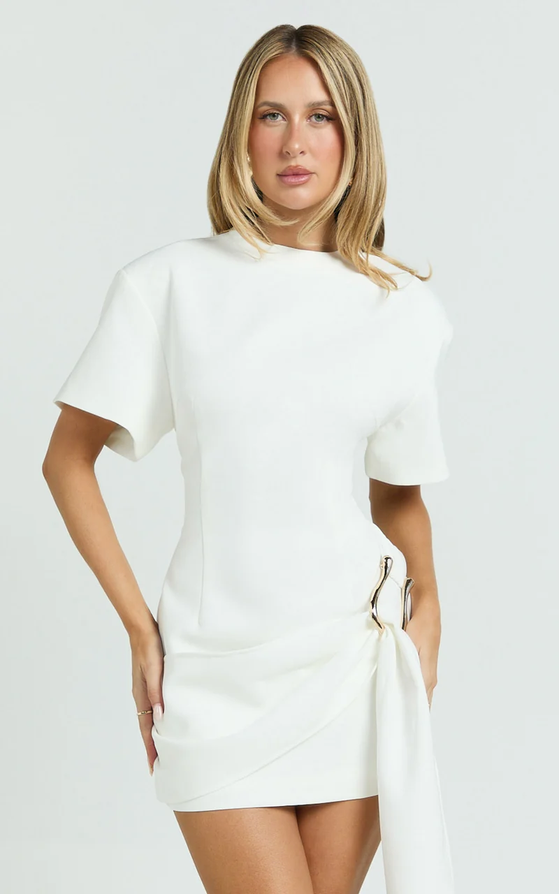 Lioness - Martini Dress in Porcelain