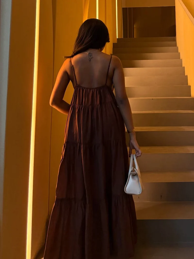 Robe Marron Boheme